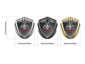Toyota Custom Car Badge Pro Style Stainless Steel